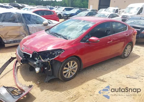 2014 Kia Forte Ex из США, поврежденный, VIN KNAFX4A86E5087444